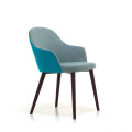 Кресло Cocktail 2476 Light-Blue/Wenge (2476.225PO FWN006)1